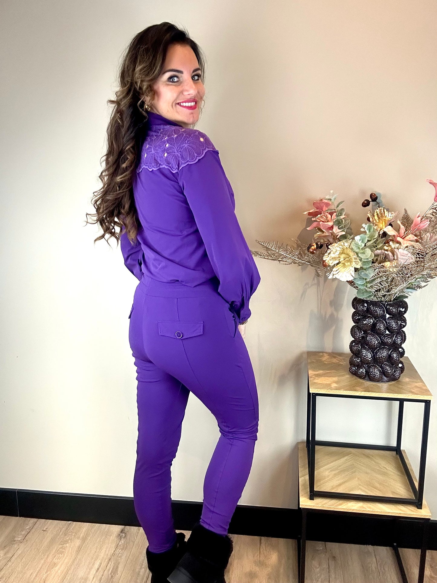 Travel broek purple 202016