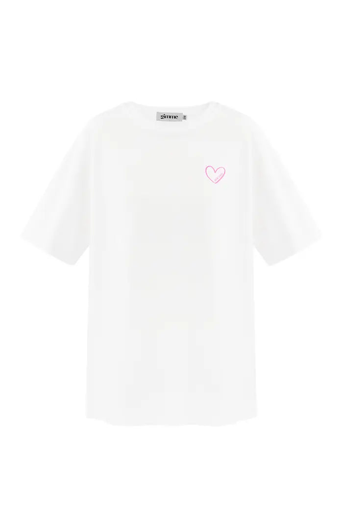 T-shirt mon cheri - wit