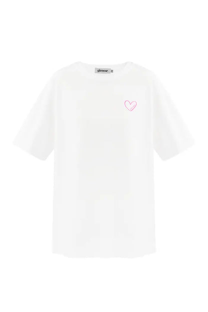 T-shirt mon cheri - wit