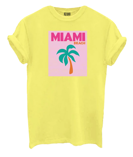 Shirt MIAMI rock fit soft yellow