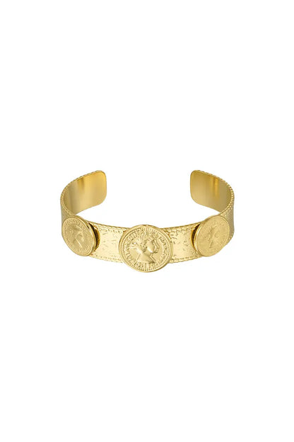 Armband statement coin