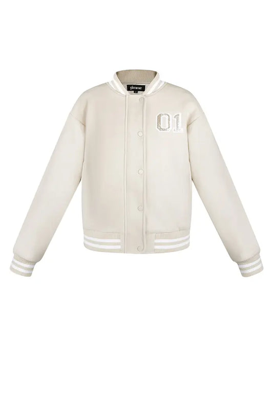 Bomber jacket SPORTY SPICE off white