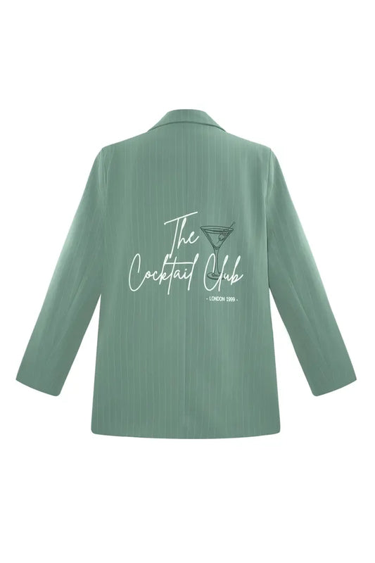 Blazer THE COCKTAIL CLUB - groen