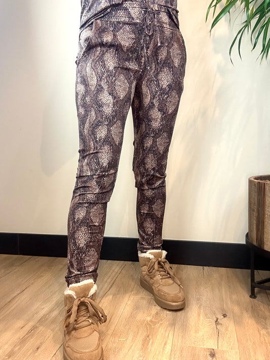 Broek SNAKE bruin