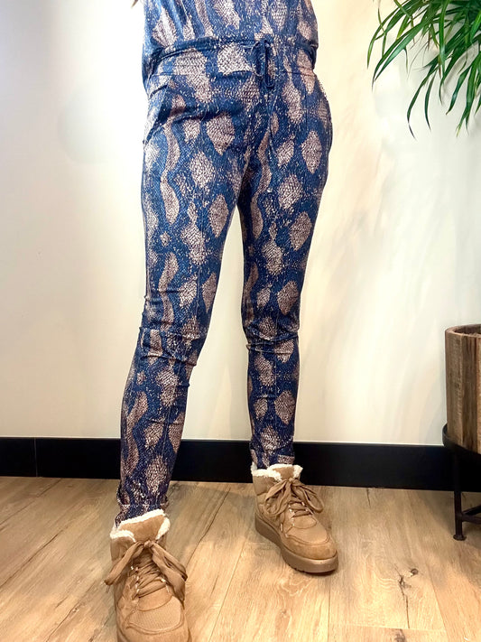 Broek SNAKE blauw