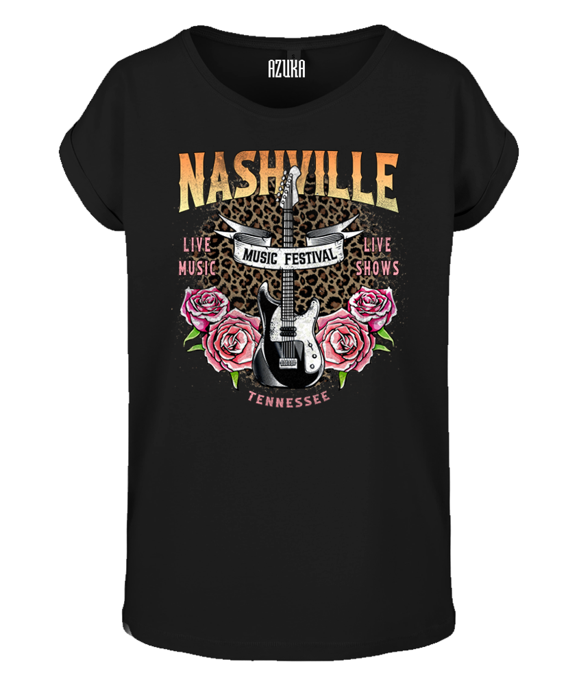 Shirt Nashville (loose fit) – black