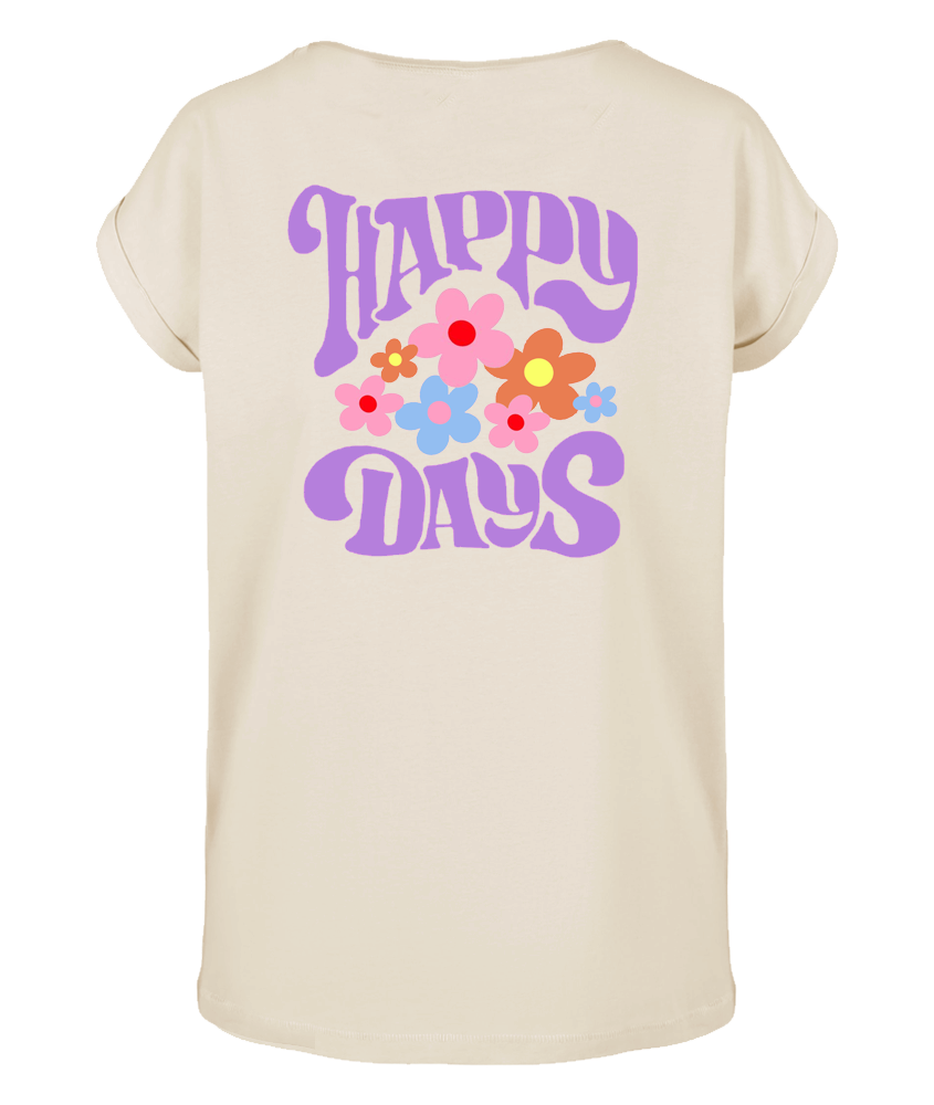 Shirt Happy Days (loose fit) – natural